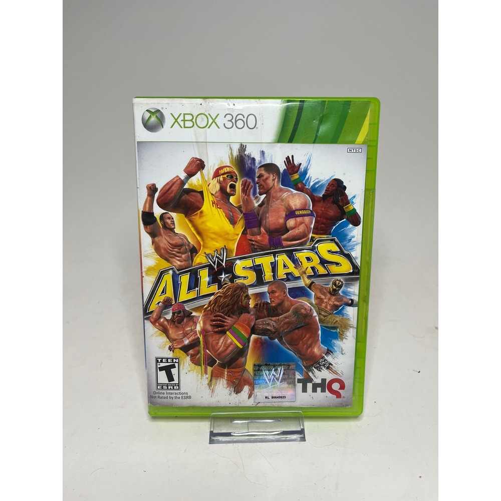 THQ WWE All Stars Xbox 360 Video Game NTSC Arcade Wrestling Fighting Tested